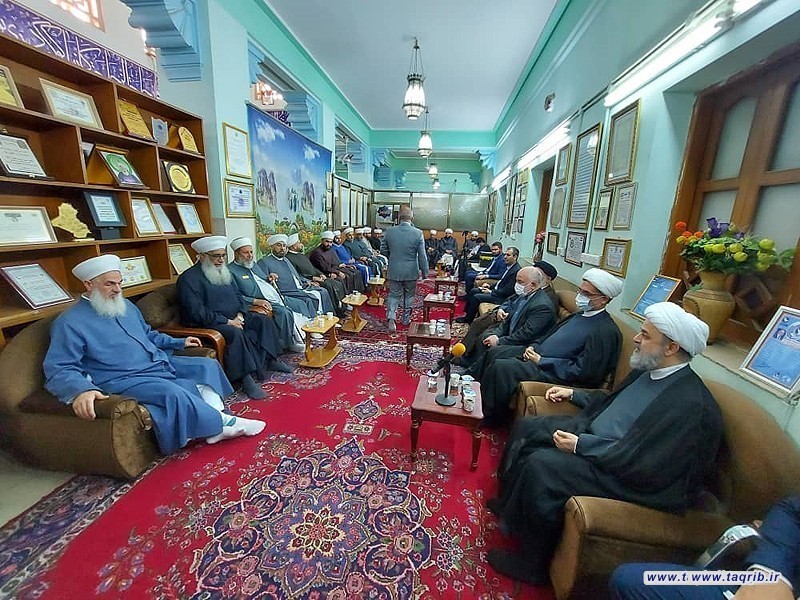 دیدار دبیرکل مجمع تقریب با رئیس دار الافتاء عراق به همراه جمعی از علمای دارالافتاء