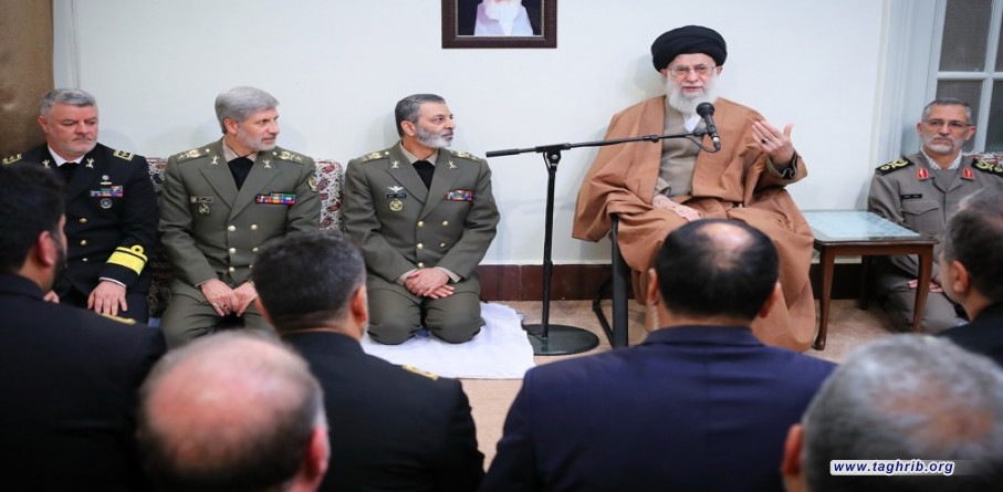 عزّزوا جهوزيتكم وقدراتكم بحيث لا يجرؤ الأعداء على تهديد الشعب الإيراني + صور