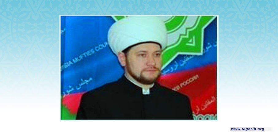 نائب رئيس مجلس الافتاء الروسي الدينوف يثني بجهود الامين العام السابق للمجمع العالمي للتقريب الفقيد " اية الله التسخيري"