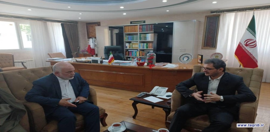 دیدار معاون امور ایران مجمع جهانی تقریب با استاندار کردستان