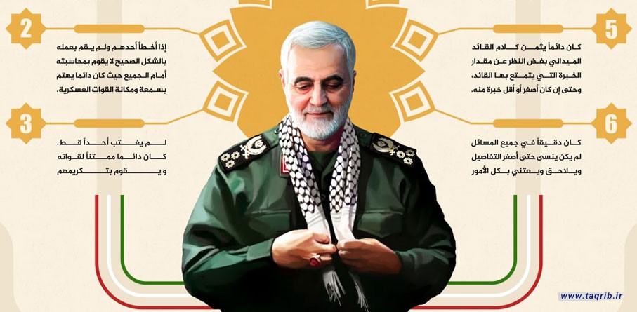 اينفوغرافي | "السمات المميزة للفريق الشهيد الحاج قاسم سليماني"