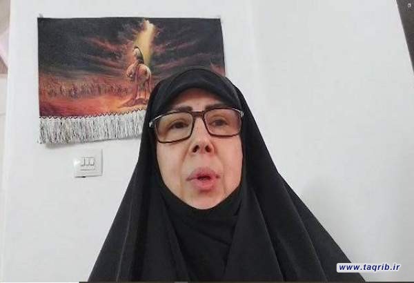 ناشطة وباحثة اسلامية من لبنان : لقد علمنا الرسول (ص) ان السلاح ضمان وحدتنا وامننا