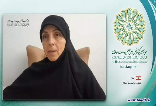 باحثة اسلامية من لبنان : الوحدة ليست مجرد فكرة بل واجب شرعي ودعامة اساسية لقوة الامة