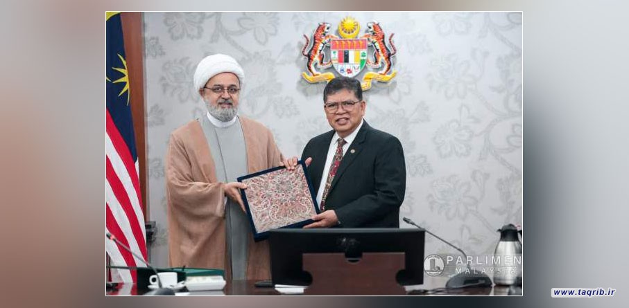 گسترش دیپلماسی وحدت اسلامی در دیدار حجت الاسلام شهریاری با رئیس مجلس مالزی