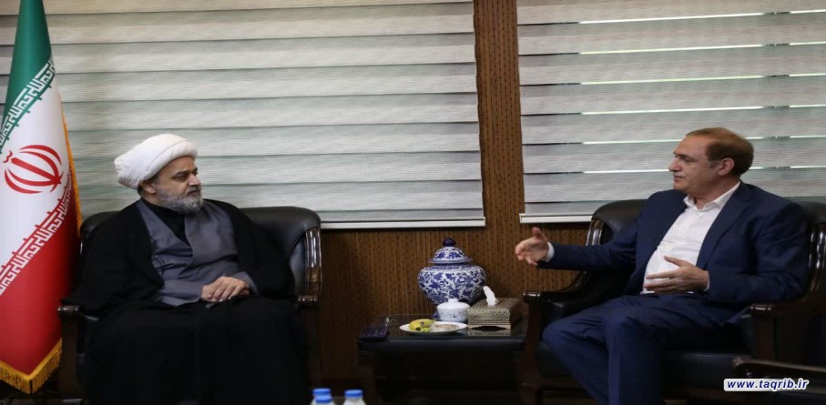 حجت‌الاسلام والمسلمین دکتر شهریاری در دیدار رایزن امور دینی ترکیه در ایران: منشأ بسیاری از مشکلات جهان اسلام، مسائل سیاسی است