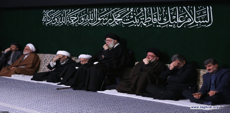 ليلة العزاء الأولى بمناسبة ذكرى استشهاد السيدة فاطمة (عليها السلام) بحضور الإمام الخامنئي دام ظله