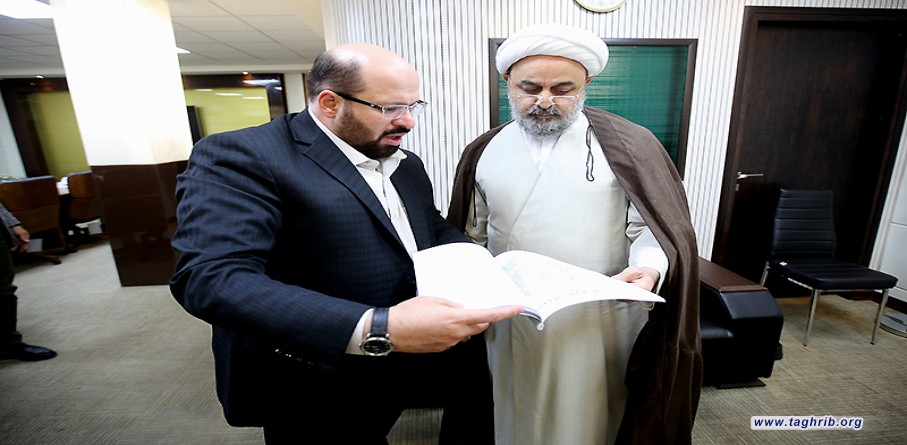 لقاء ممثل حركة حماس في ايران مع الأمين العام الدكتور شهرياري
