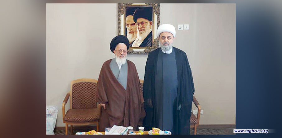 الأمين العام الدكتور "حميد شهرياري"يلتقي مع ممثل ولي الفقيه في العراق