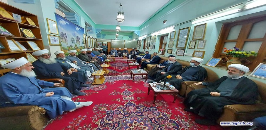 الدكتور شهرياري يلتقي مع رئيس دار الافتاء العراقية مع مجموعة من علماء دار الافتاء