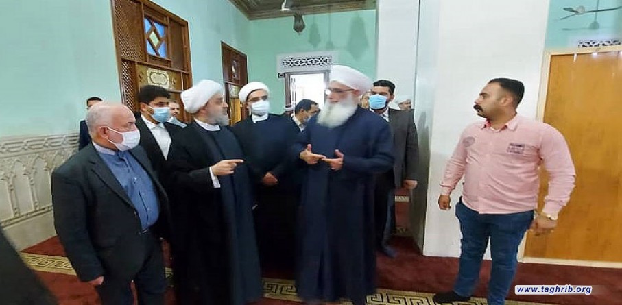 حجة الاسلام و المسلمين الدكتور "حميد شهرياري" يزور جامع أم الطبول في بغداد