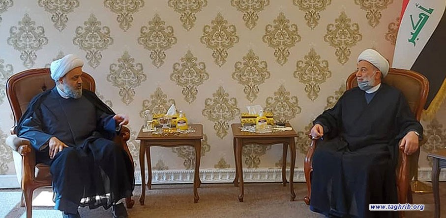 حجة الاسلام و المسلمين الدكتور "حميد شهرياري" يلتقي مع الشيخ همام حمودي