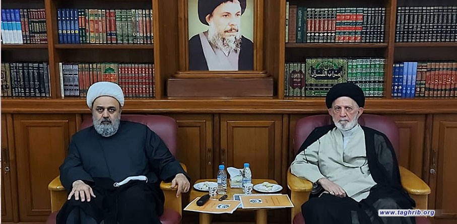 حجة الاسلام و المسلمين " شهرياري" يلتقي مع اية الله السيد محمد الحيدري