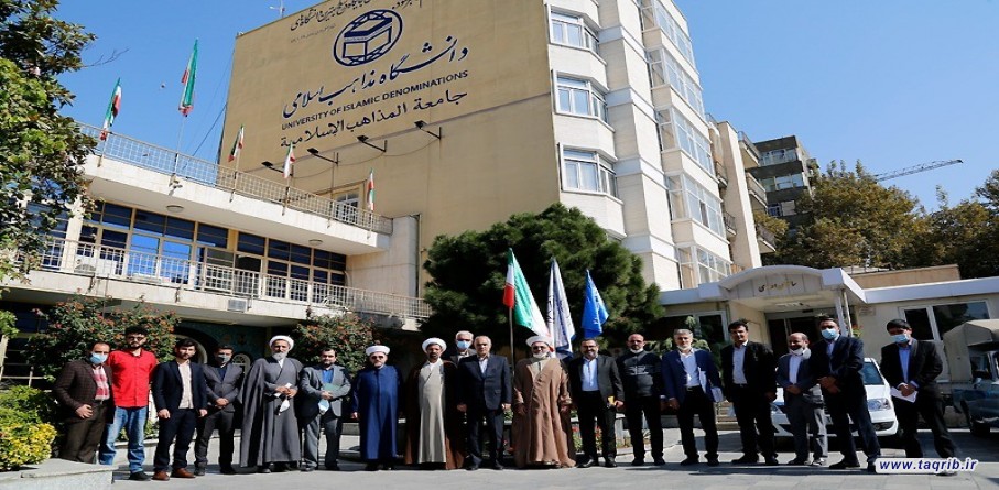 ضيوف المؤتمر الدولي 35 للوحدة الاسلامية يتفقدون جامعة المذاهب الاسلامية