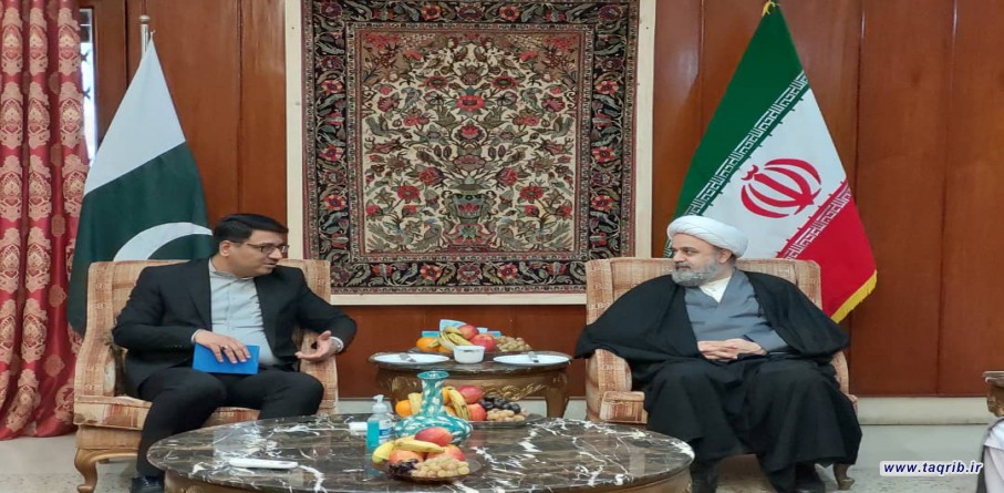 الدكتور حميد شهرياي يلتقي مع القنصل العام الايراني في كراجي