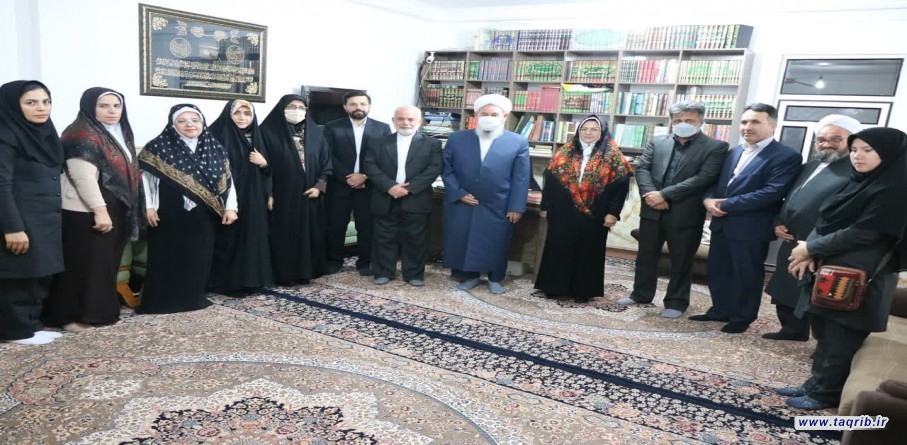 لقاء معاون الشؤون الايرانية للمجمع العالمي للتقريب بين المذاهب الاسلامية مع مدير الحوزة العلمية "جامعة الأعظمية" في بندر تركمن