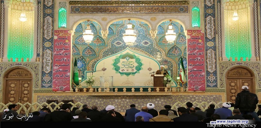 احتفال (ليلة الرحمة والوحدة) الذي اقيم في حرم السيدة المعصومة عليها السلام بقم