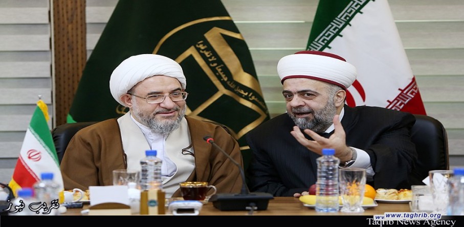 لقاء وفد رفيع المستوى لوزارة الاوقاف السورية مع اية الله الاراكي