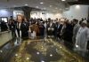 ضيوف الأجانب المشاركون في المؤتمر الدولي الأربعين للوحدة الإسلامية يزورون المكتبة الوطنية في طهران